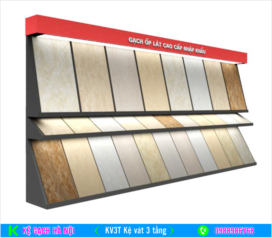 Kệ gạch 3 tầng