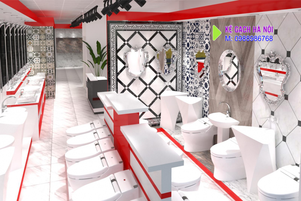 Showroom gạch men đẹp