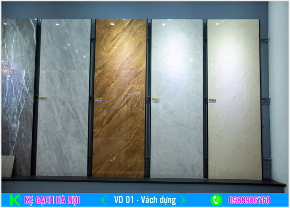Kệ gạch vắc đứng áp tường
