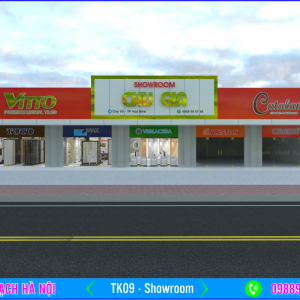 Mẫu showroom gạch đẹp