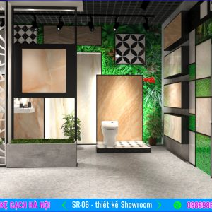 Showroom gạch 150m
