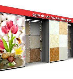 Kệ gach lùa kéo
