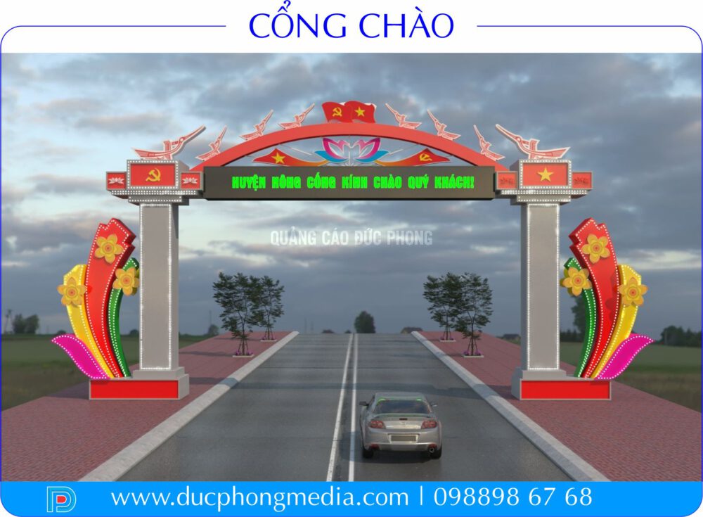 Mẫu cổng chào đẹp