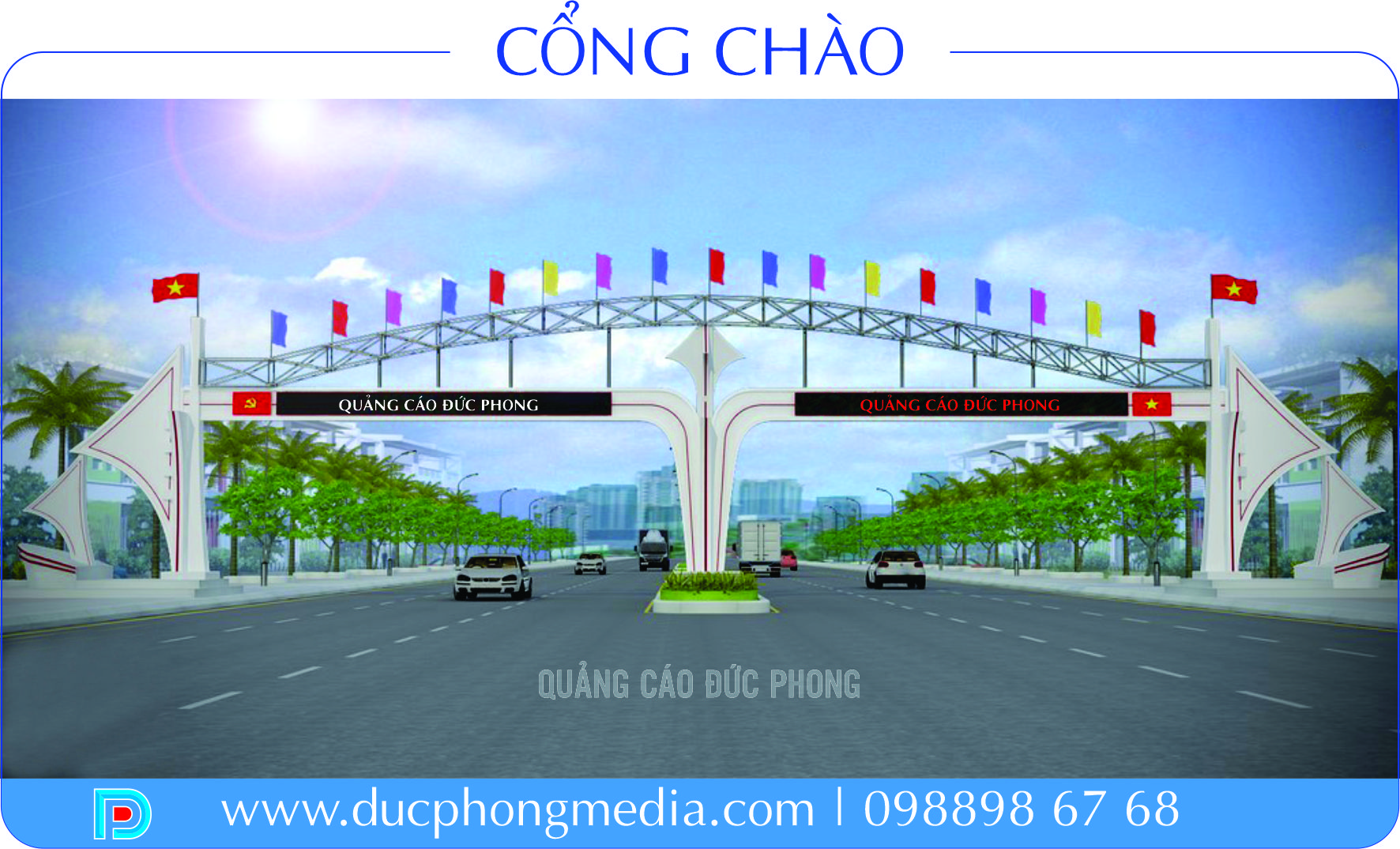 Mẫu cổng chào đẹp